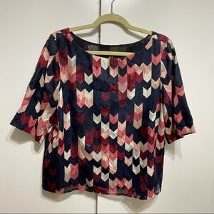 EUC Ann Taylor Petite Large blouse